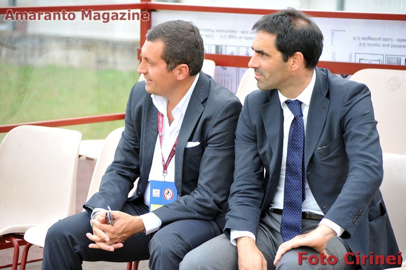 Sandro Federico (a destra) con Mario Agnelli, responsabile relazioni esterne